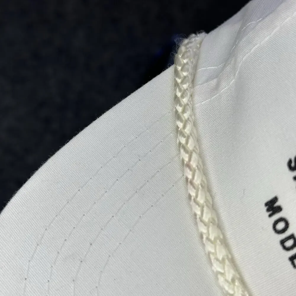 Vintage SafeTLite Trucker Rope Hat Cap White Sportcap (OSFA) Fabric Strapback. - Picture 7 of 9